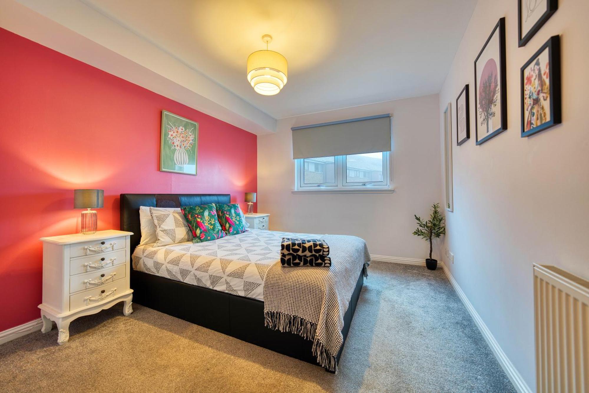 Modern 2 Bed Flat With Free Parking Apartment Glasgow Exterior photo